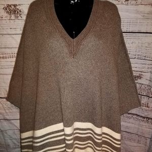 Vince Cashmere oversized poncho medium/large mint